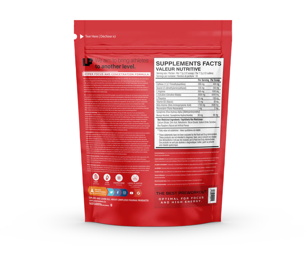 Limitless Pharma - Blow Pre-Workout