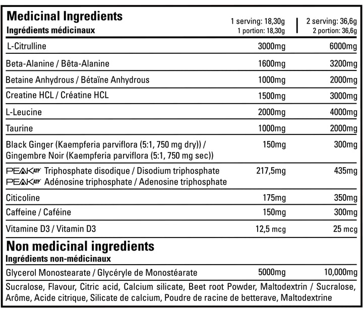 BULL Nutrition - 12 Strong Preworkout