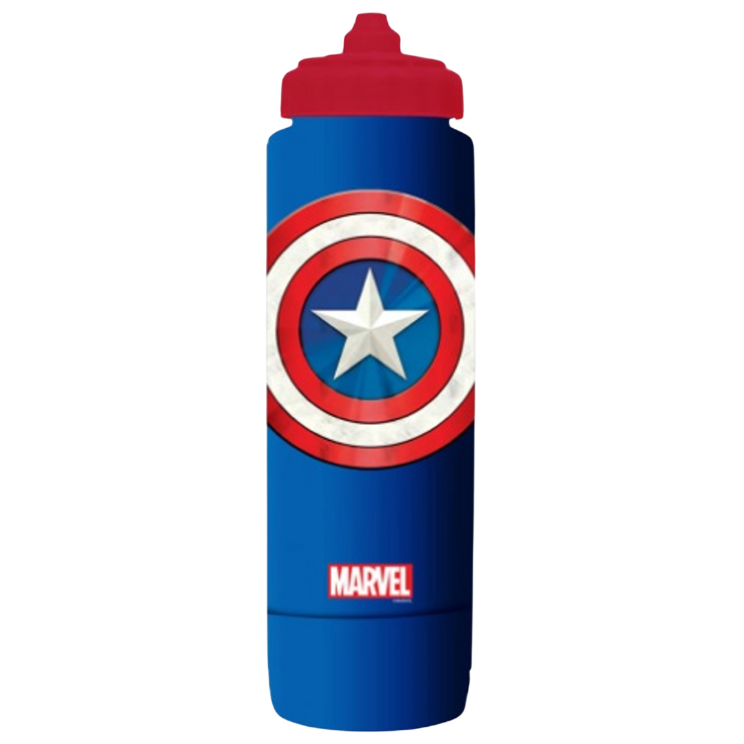 Captain America 740ml Squeeze Water Bottle