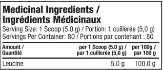 100% Leucine Instantized