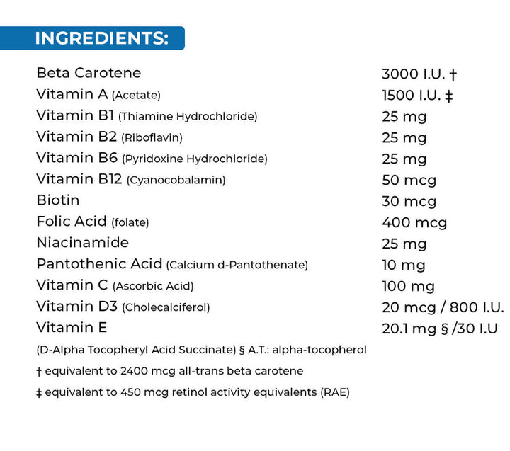Total One Multi-Vitamin & Minerals for Men - Swiss Natural