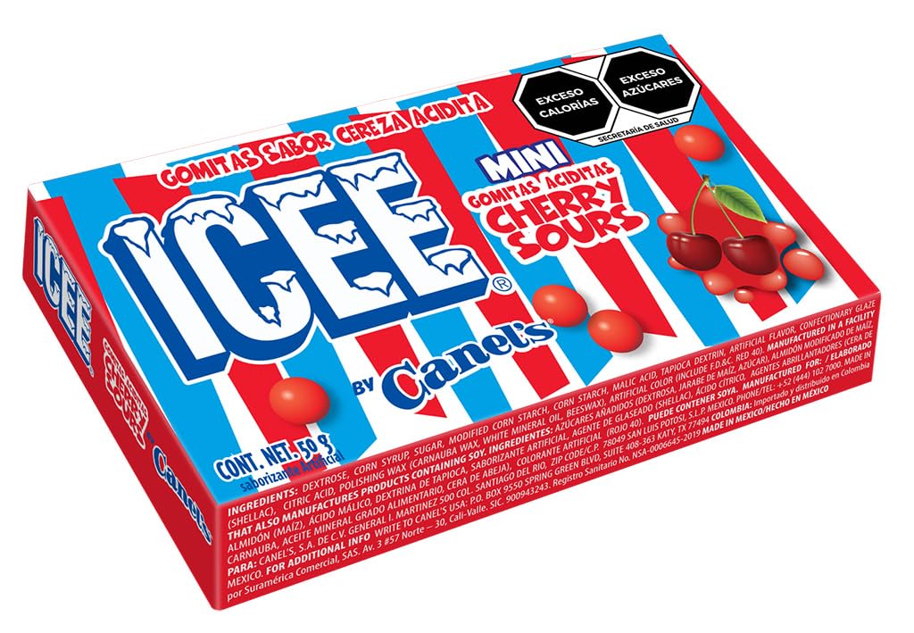 Canel's Icee Mini Cherry Sour Jelly Beans