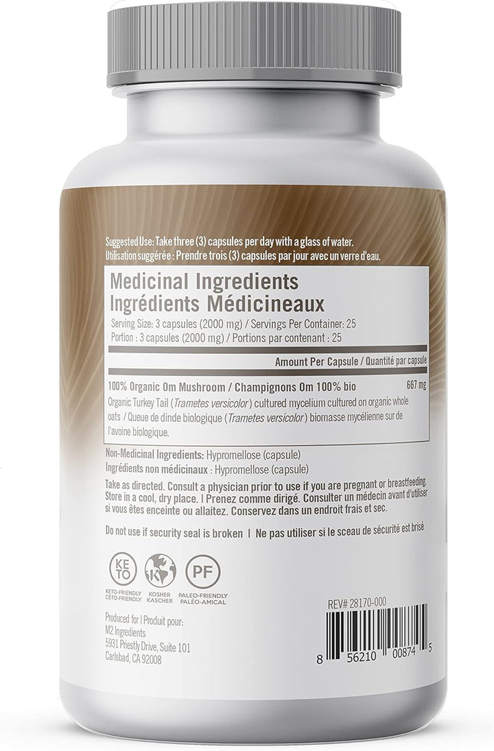 Turkey Tail 667mg - 75 capsules