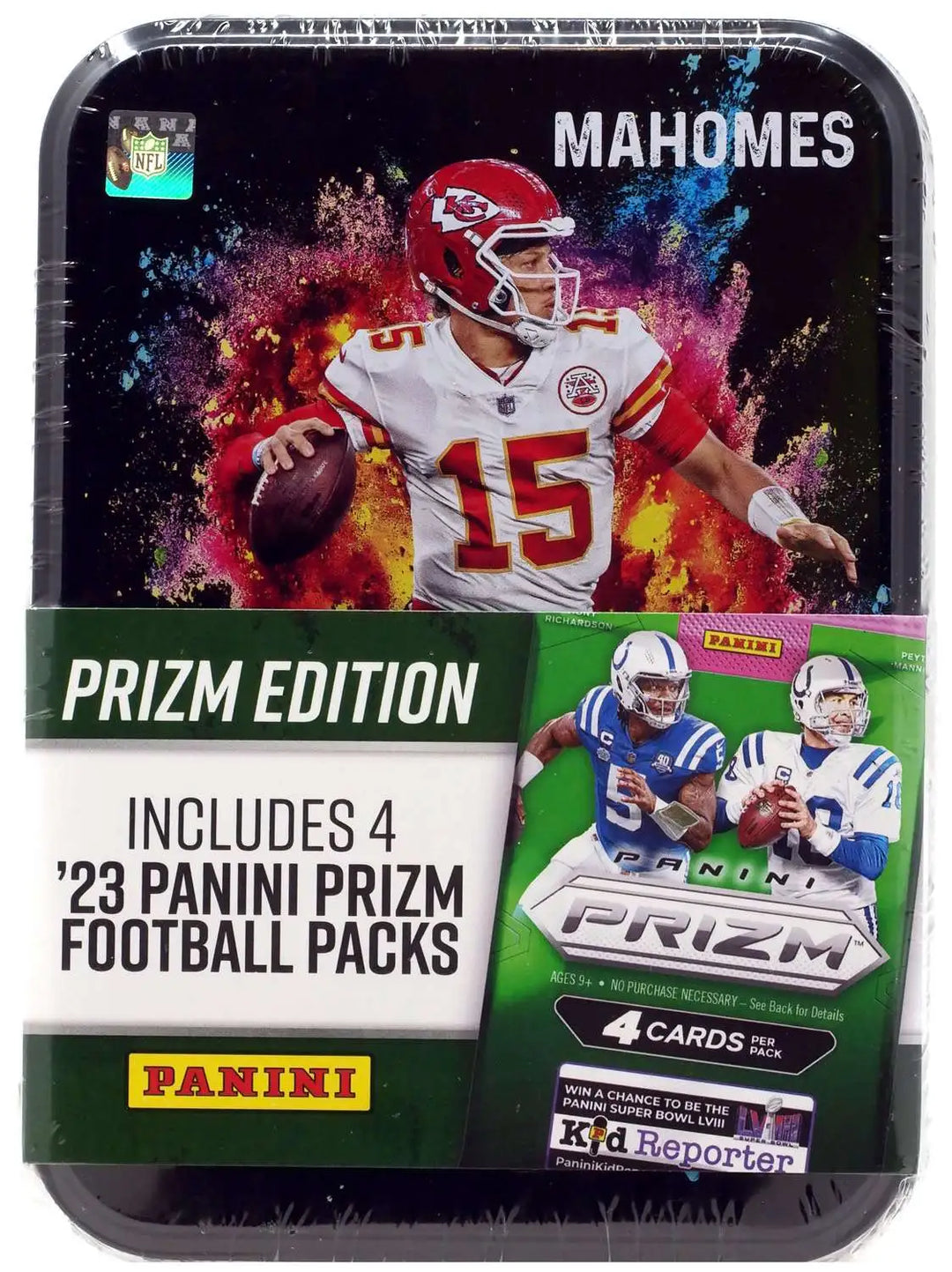 2023 Panini Prizm NFL Tin - 4 packs