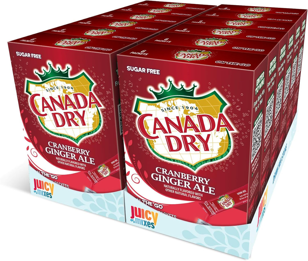 Canada Dry Cranberry Ginger Ale Singles to Go