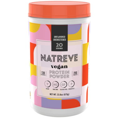Natreve Unsweeted Vegan Protein Powder