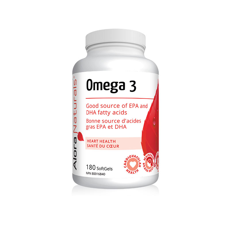 Alora Naturals Omega 3 - 180 capsules