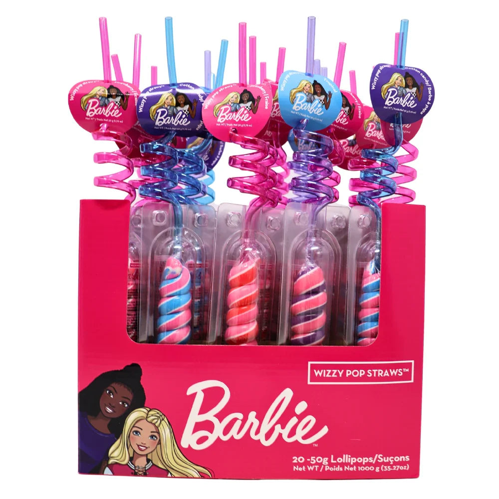 Barbie Wizzy Pop Straws Candy