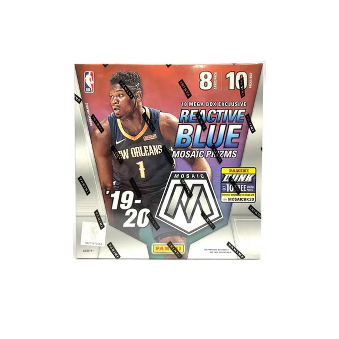 2019-2020 Basketball Mosaic Prizm Mega Box - Water Damage on box