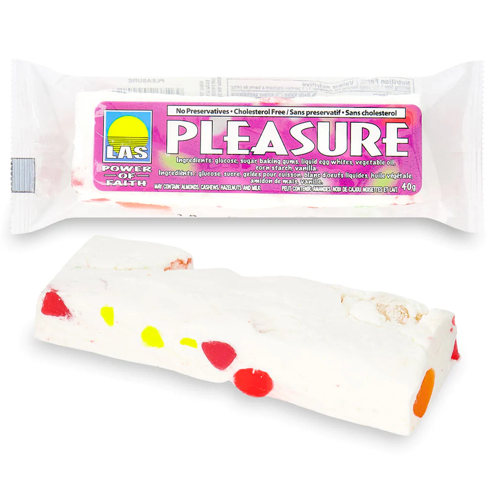 Pleasure Bar - Nougat with Jubies