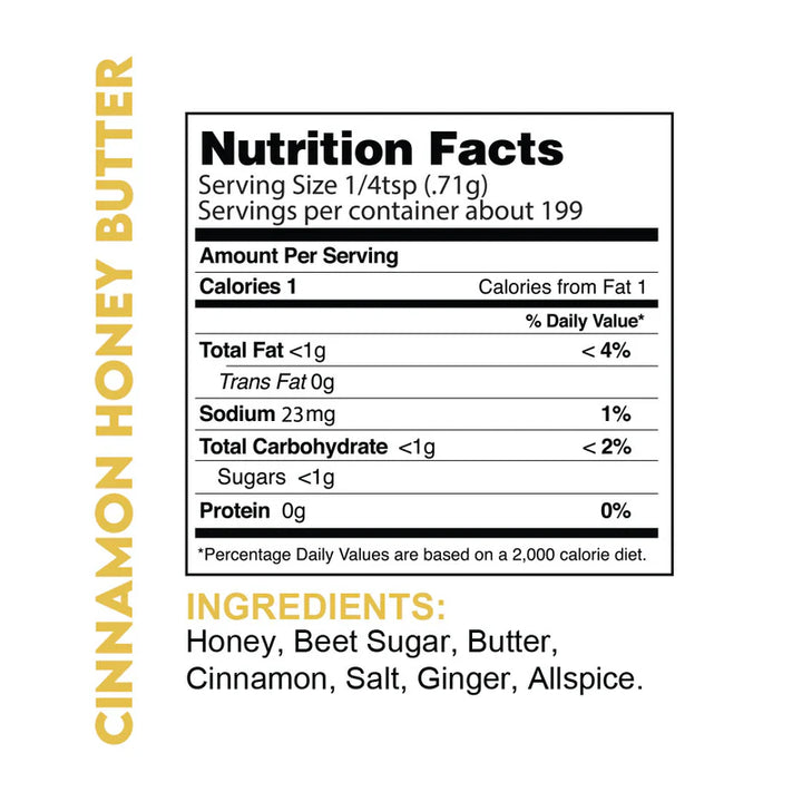 SinFit Seasoning - Cinnamon Honey Butter