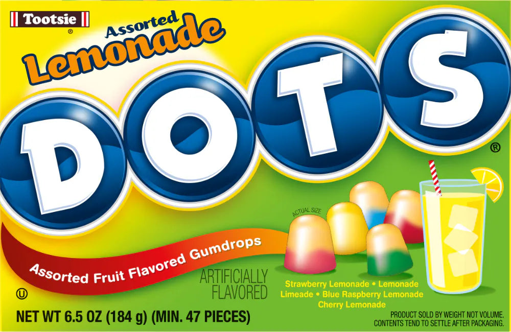 Dots Assorted Lemonade Theatre Pack - 6.5 oz