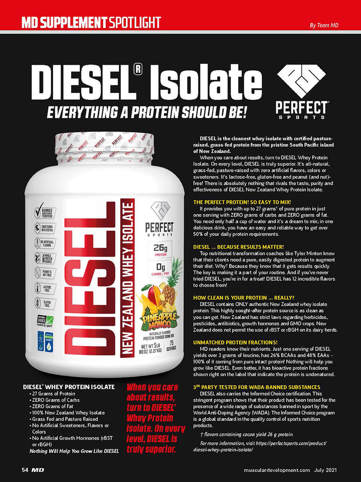 Diesel New Zealand Whey Isolate