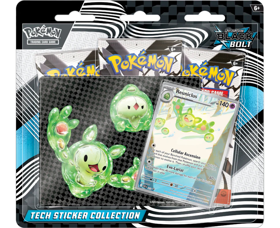 Pokémon Black Bolt Tech Sticker Collection