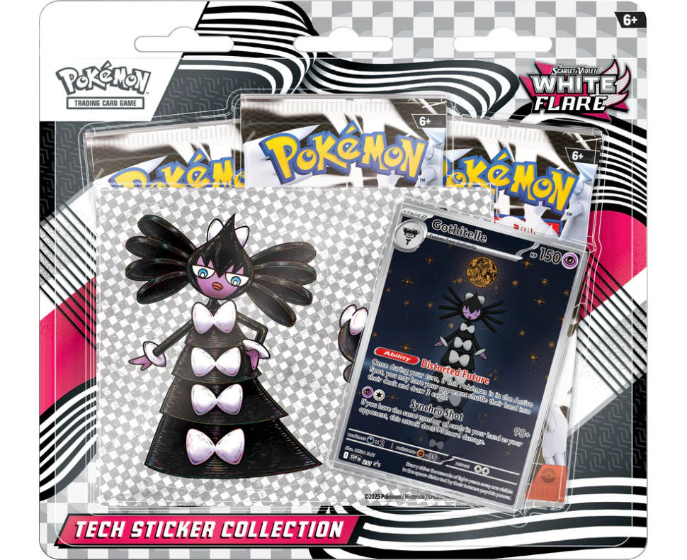 Pokémon White Flare Tech Sticker Collection