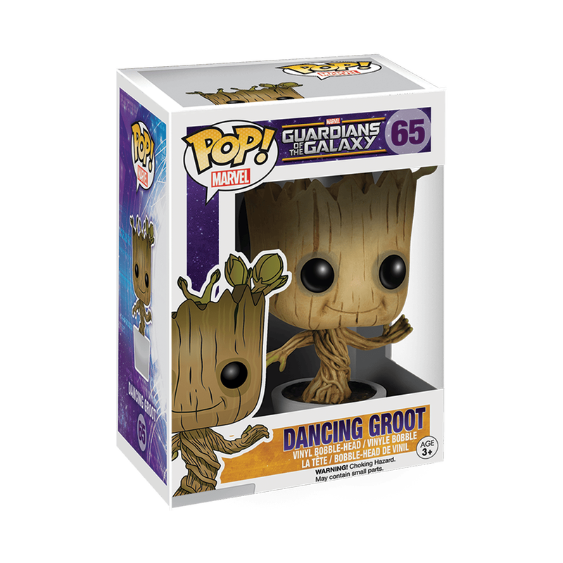 Funko Pop! GOTG GROOT Lot of 6 Dancing Groot sold 65 Holiday Groot 101 Marvel 399