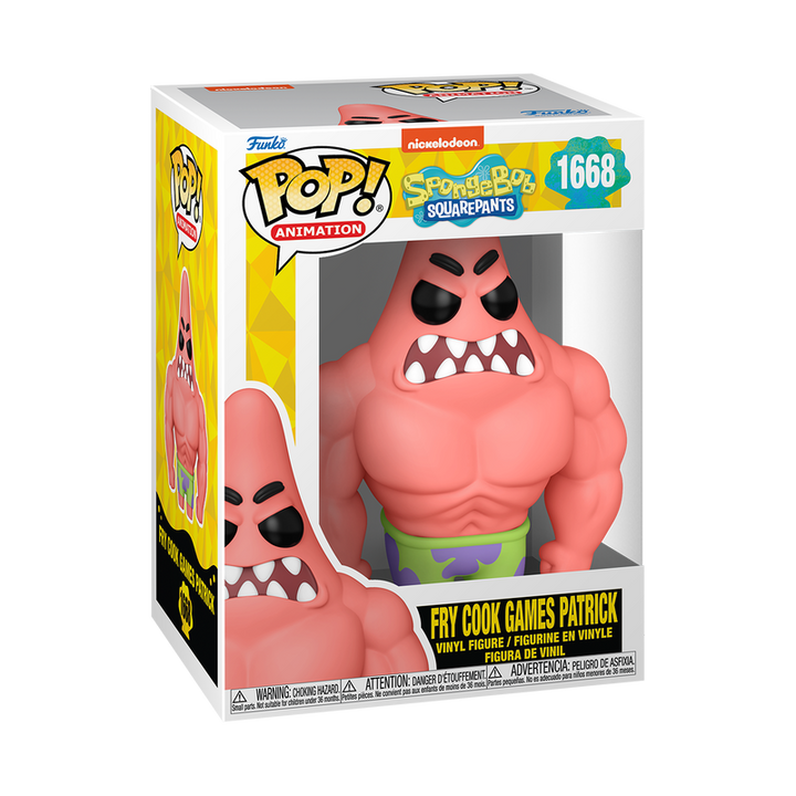 Funko POP! - Spongebob - Fry Cook Games Patrick