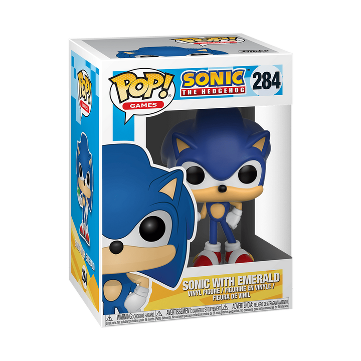 Funko POP! - Sonic the Hedgehog - Sonic with Emerald