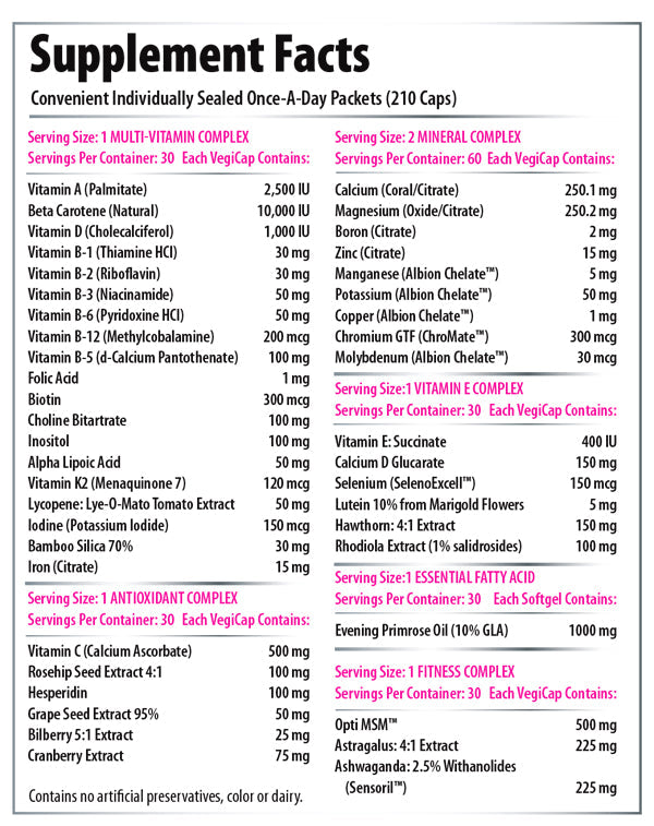 Vita-Paks for Women - 30 Day Supply