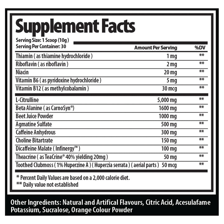SavageLine Labs Pre-workout