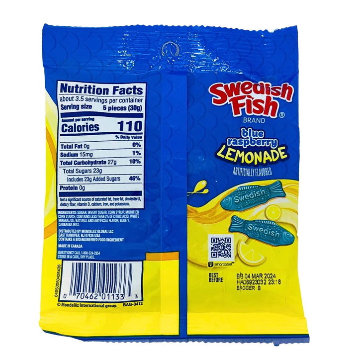 Swedish Fish Blue Rasperry Lemonade