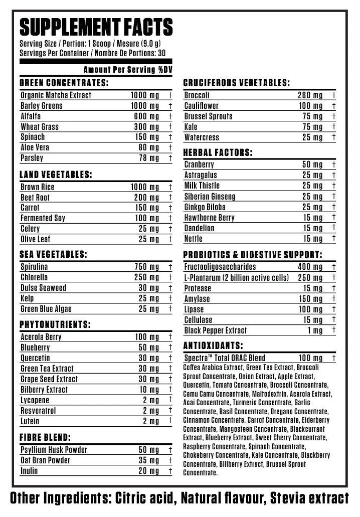 TC Nutrition Essential Greens - 30 Servings