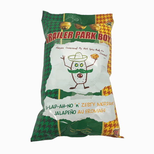 Trailer Park Boys Chips - Ja-Lao-Ah-No 'n' Zesty Mordant Chips