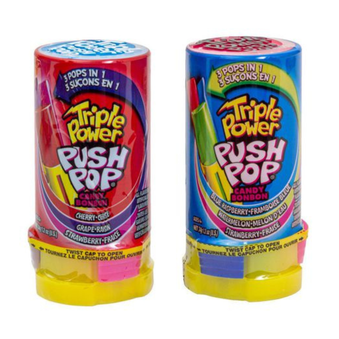 Triple Power Push Pop