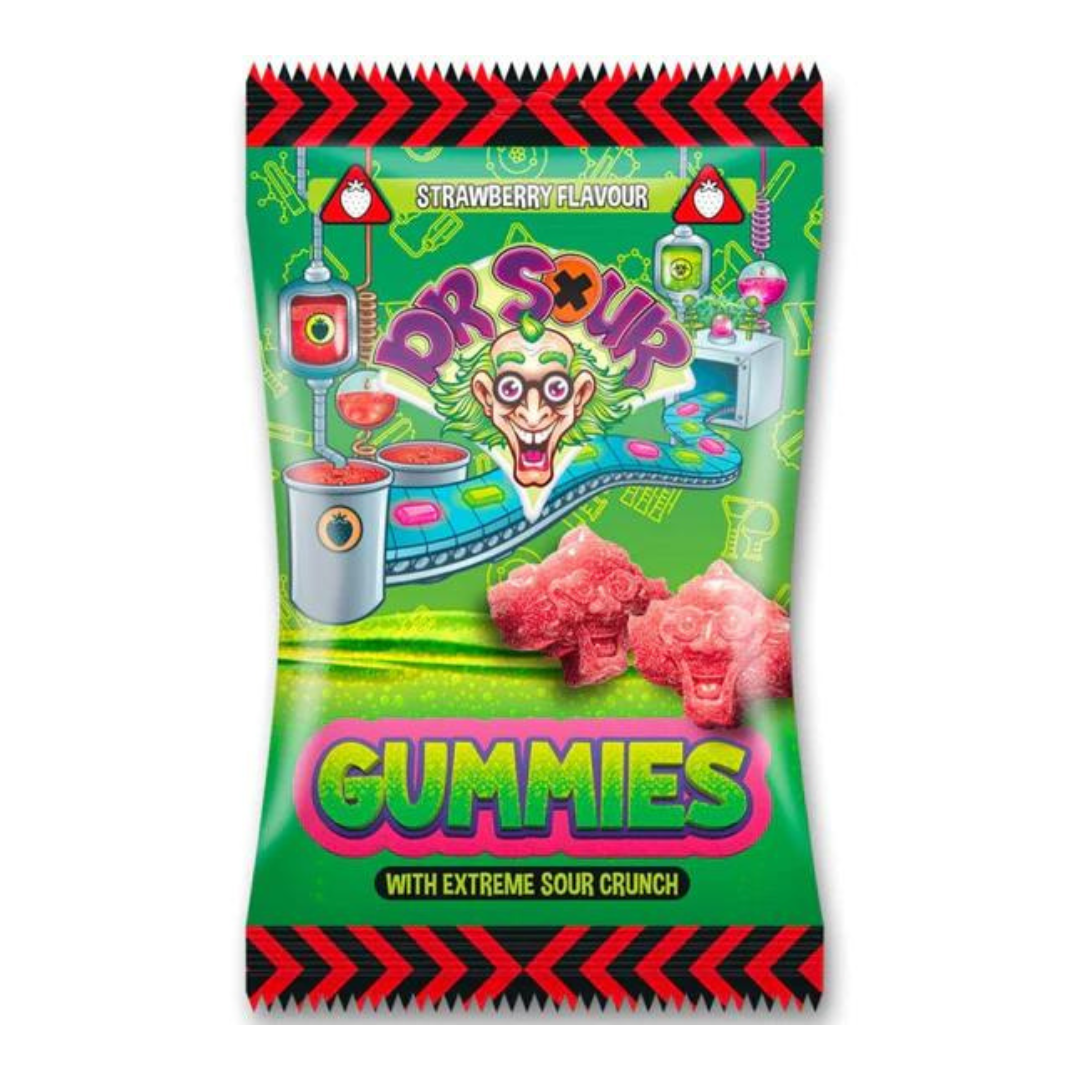 Dr Sour Strawberry Gummies