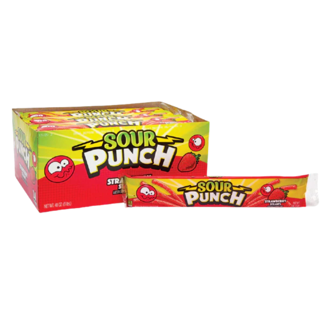 Sour Punch Strawberry Straws