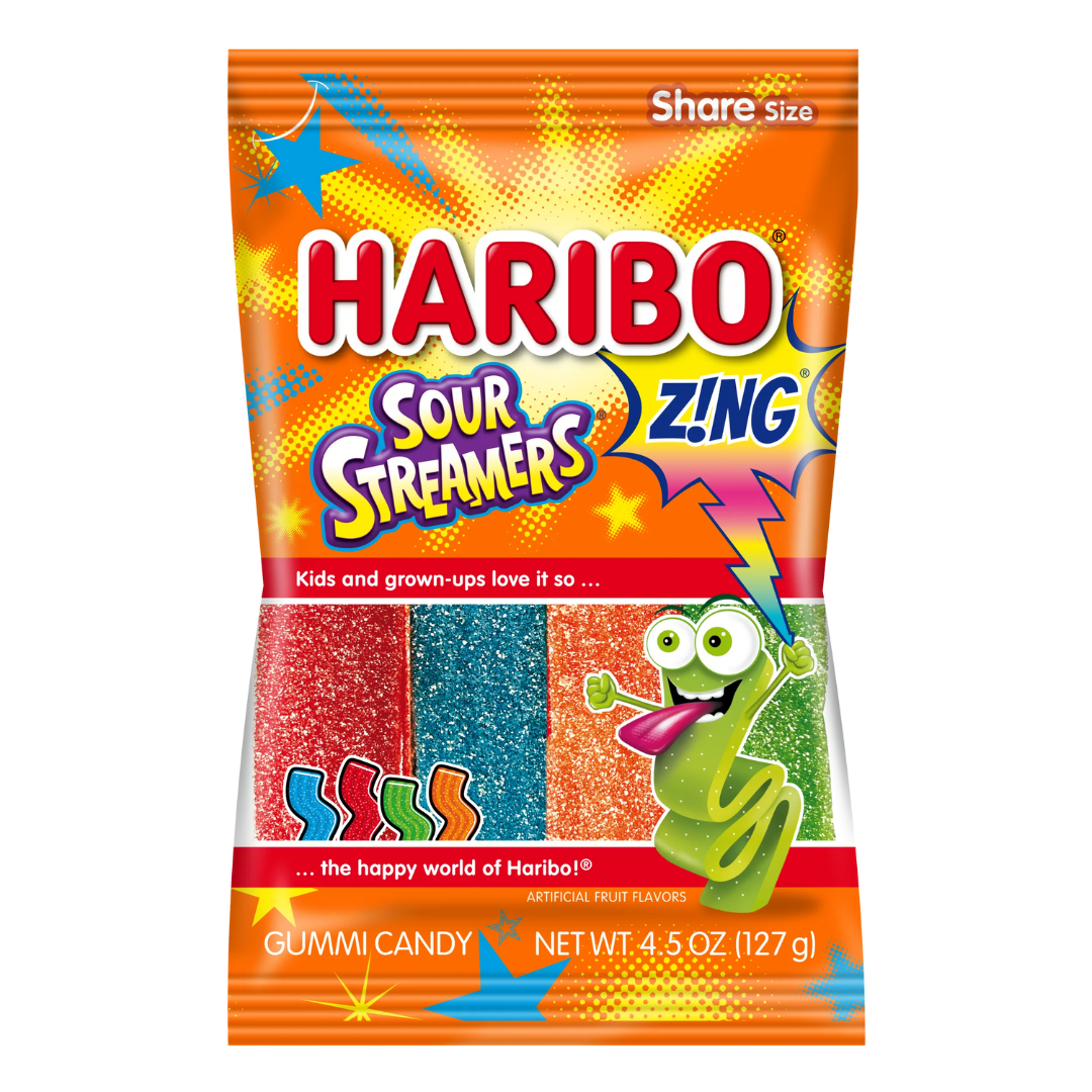 Haribo Z!NG Sour Streamers
