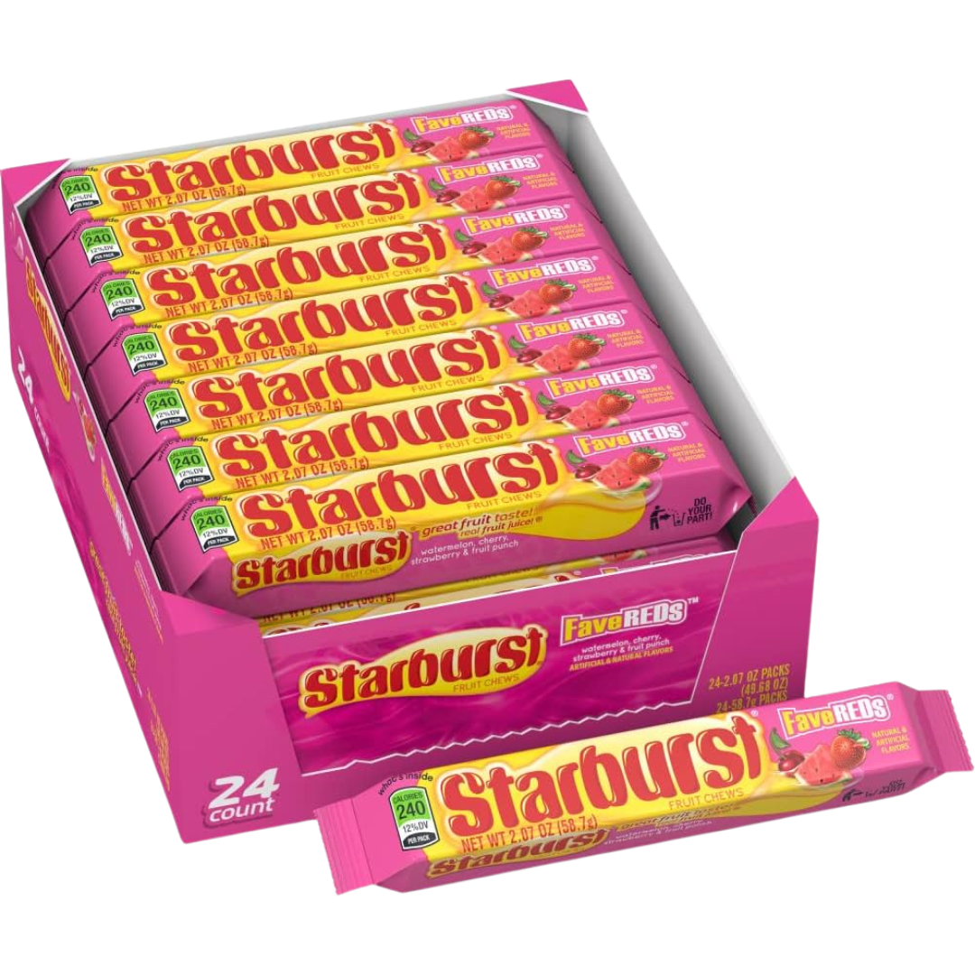 Starburst Box Fruit Chews FavReds