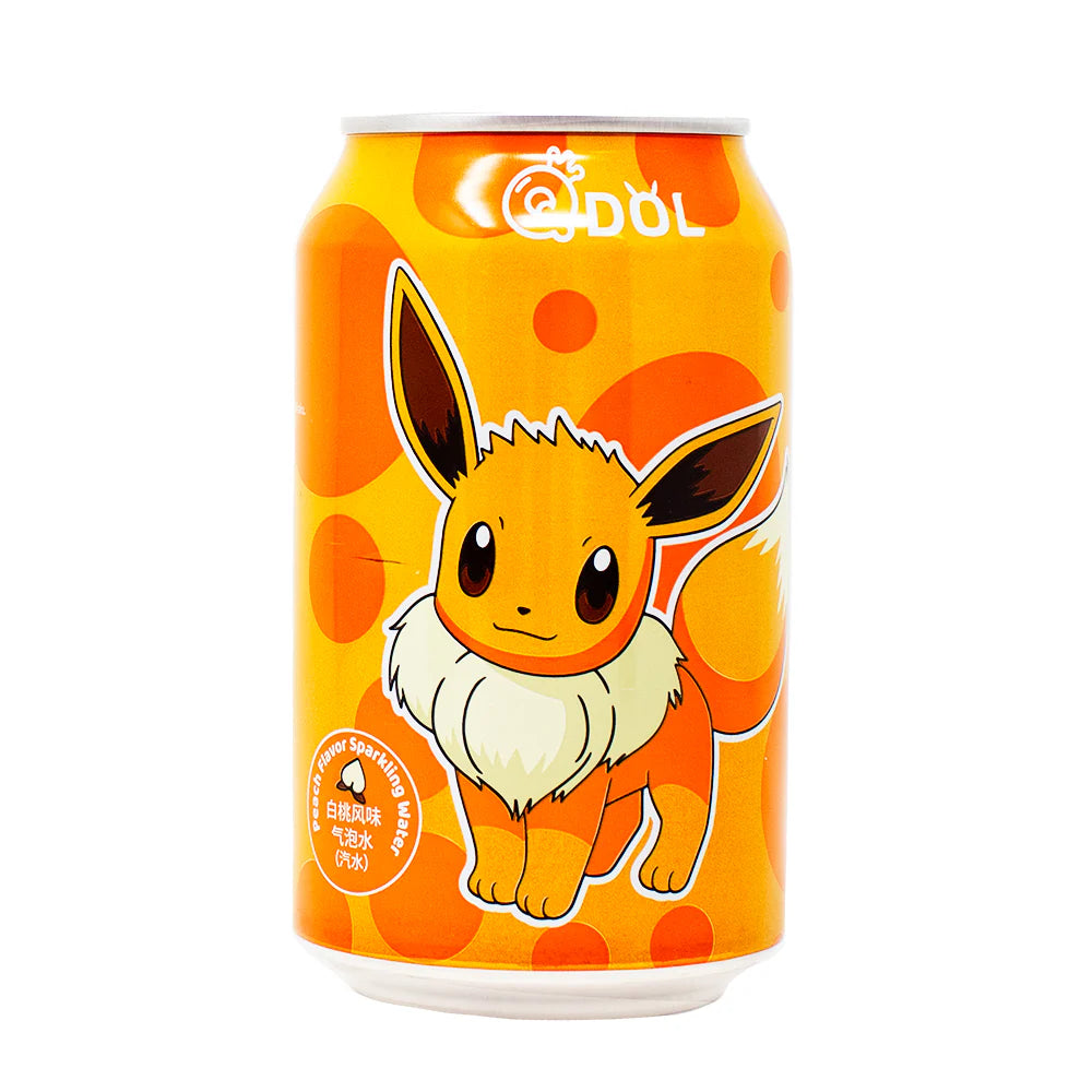 Qdol Pokemon Eevee Sparkling Drink Peach