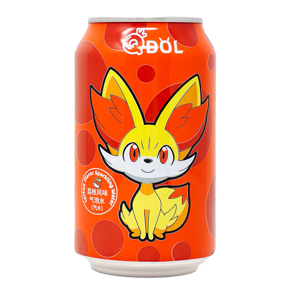 Qdol Pokemon Fennekin Sparkling Drink Lychee