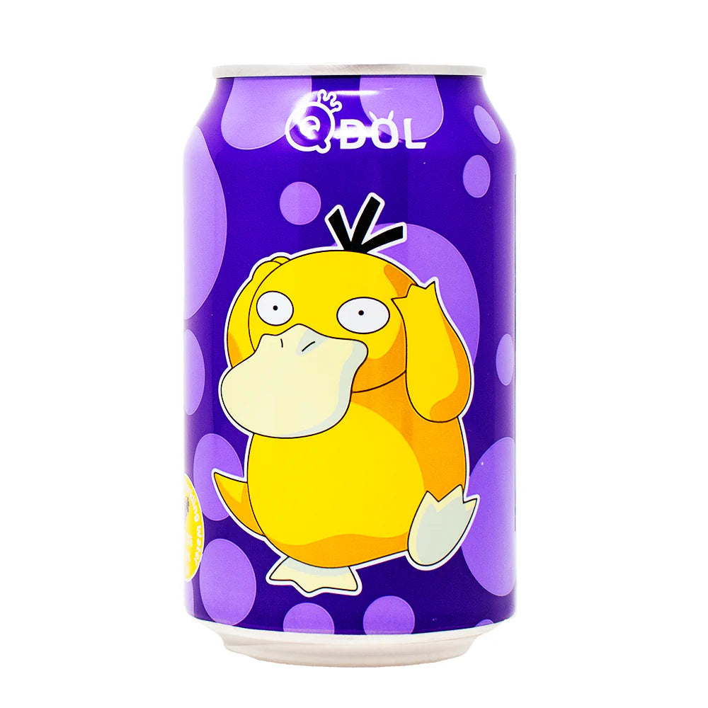 Qdol Pokemon Psyduck Sparkling Drink Grape