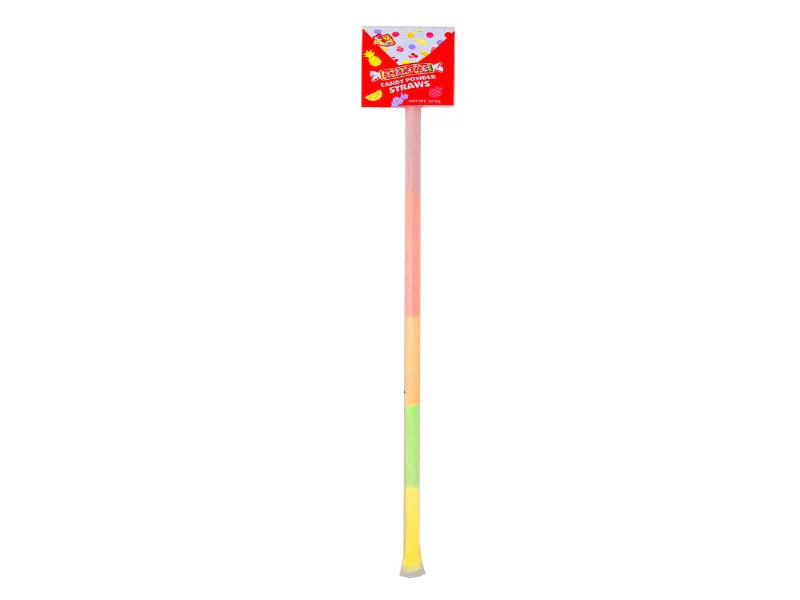 Smarties Candy Powder Straw