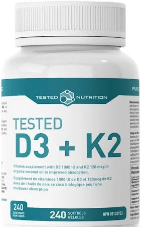 D3 + K2 - 240 Softgels
