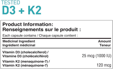 D3 + K2 - 240 Softgels