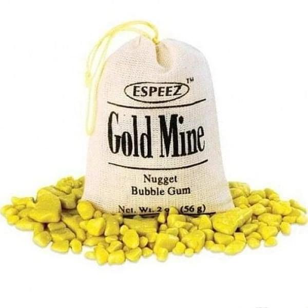 Gold mine bubble gum