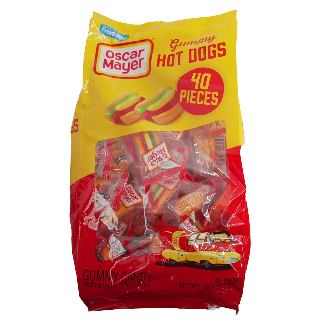 Oscar Meyer Individually Wrapped Gummy Hot Dogs 40pc