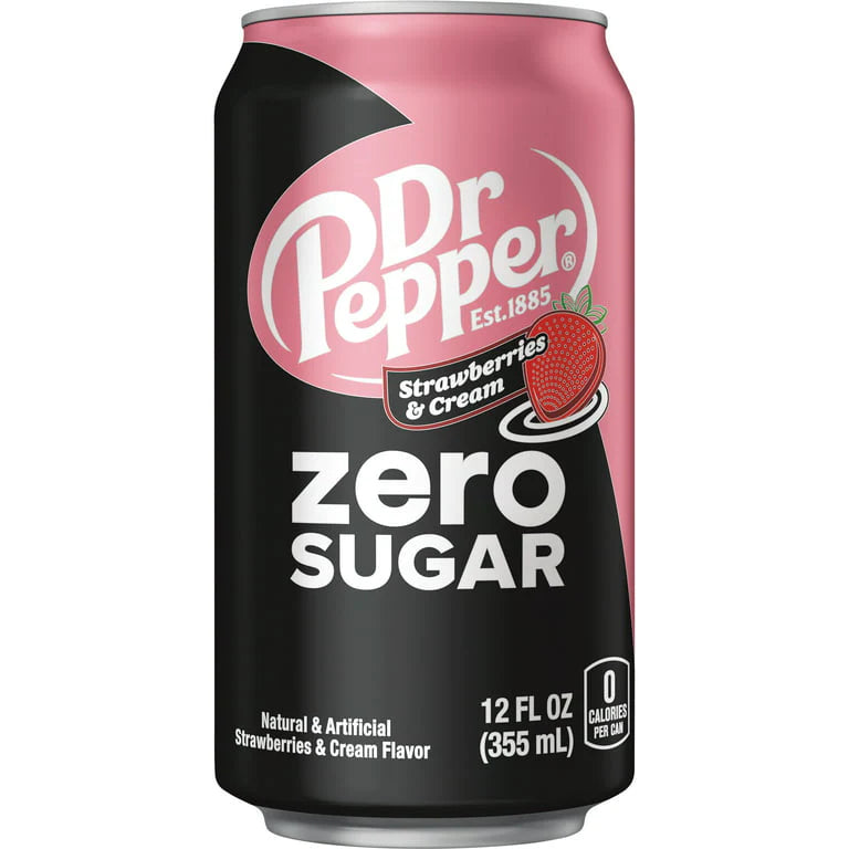 Dr Pepper Strawberry & Cream Zero