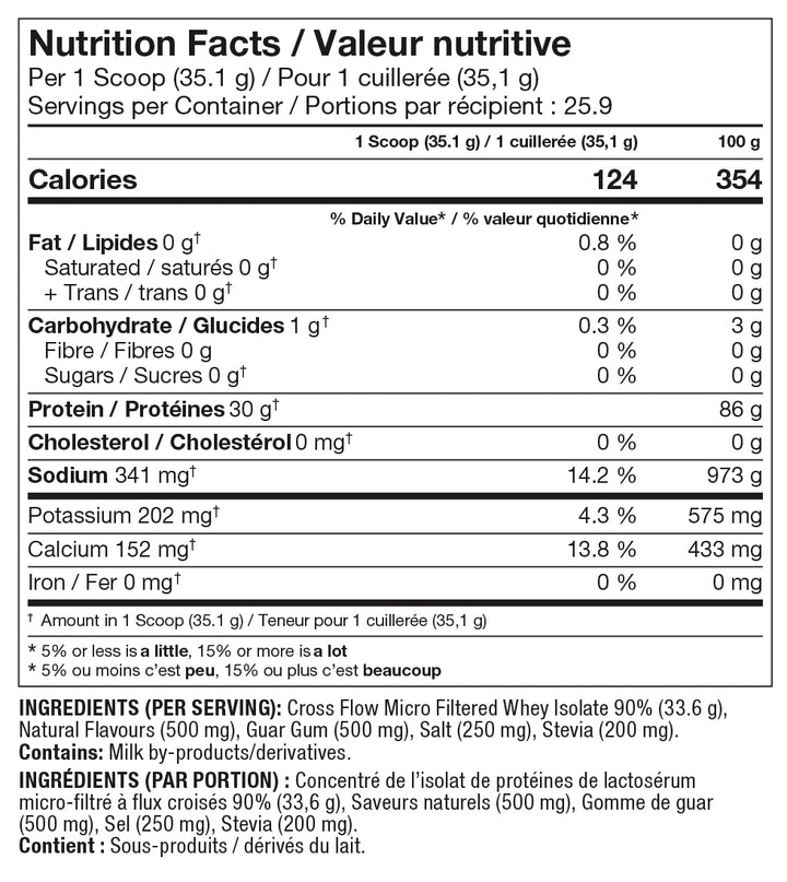 Iso-Advanced All Natural Cold-Filtered Whey Isolate