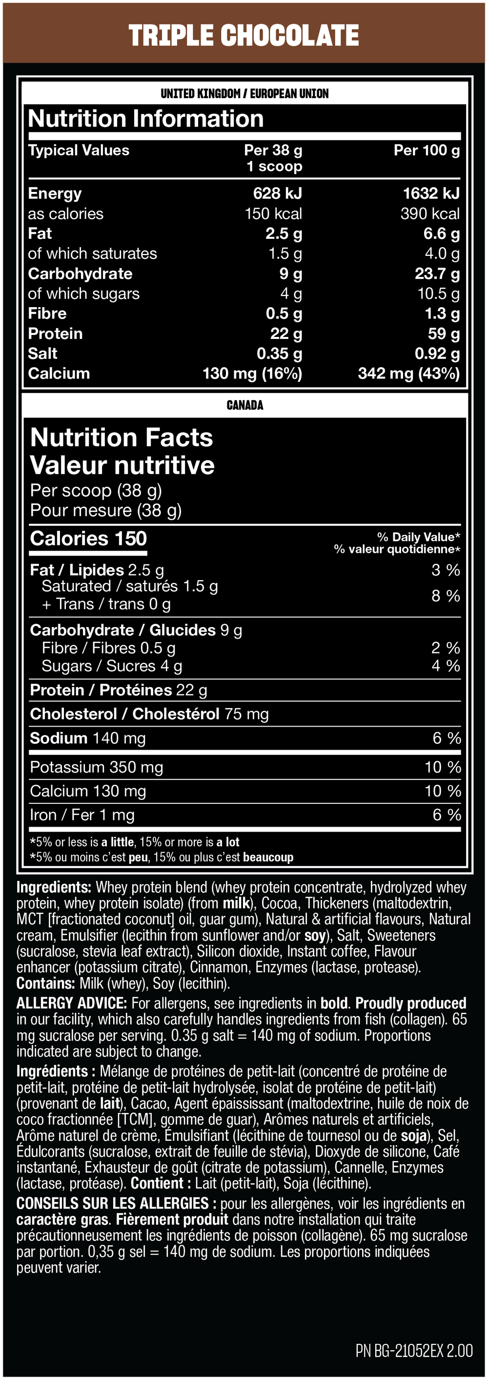 Mutant Whey — Triple Chocolate / 2.27 kg (5 lb)