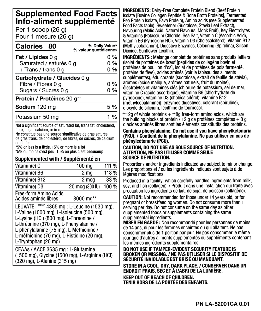 PVL ISO CLEAAR Clear Protein — Blue Slushie