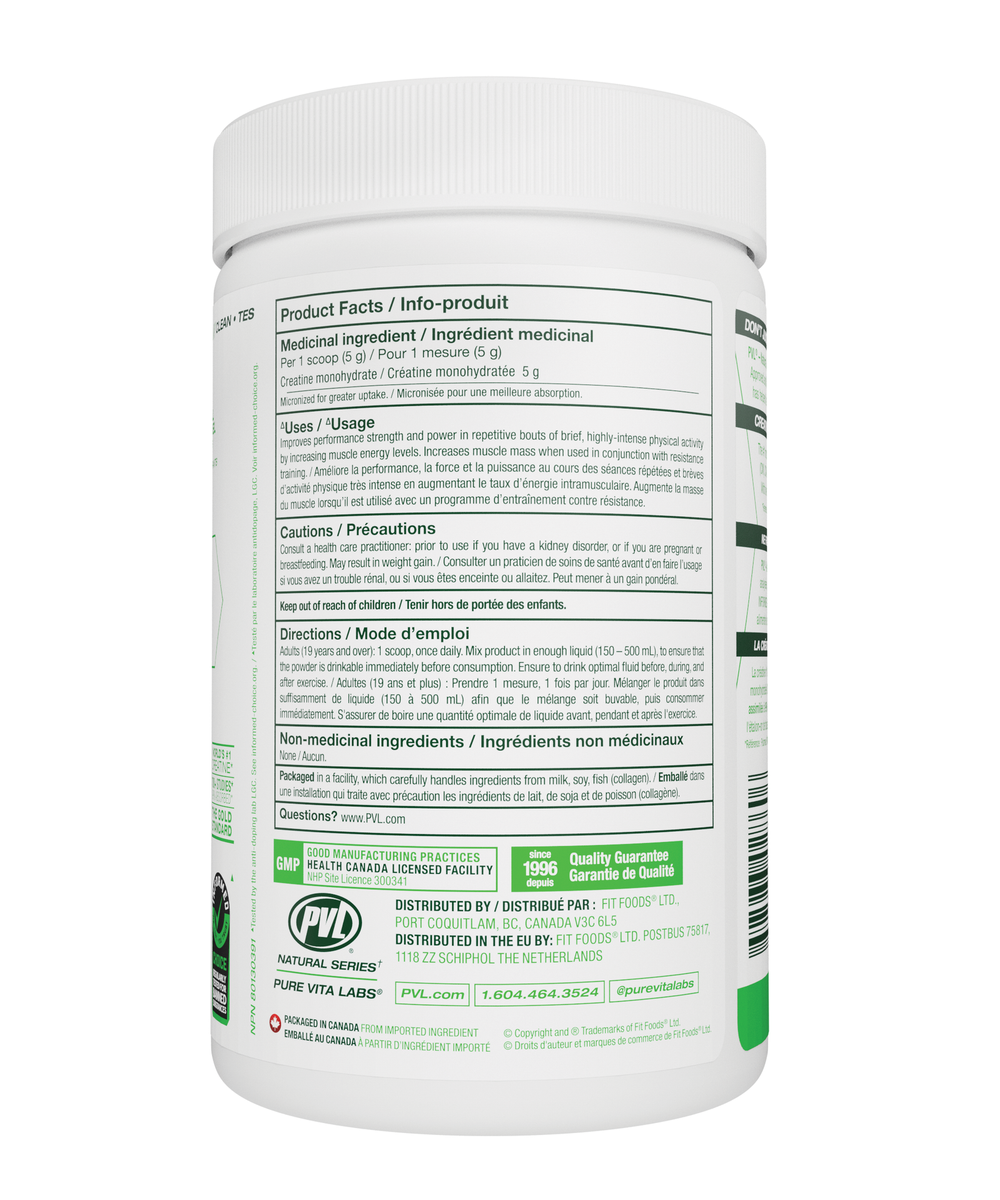 PVL 100% Pure Creatine — 300g