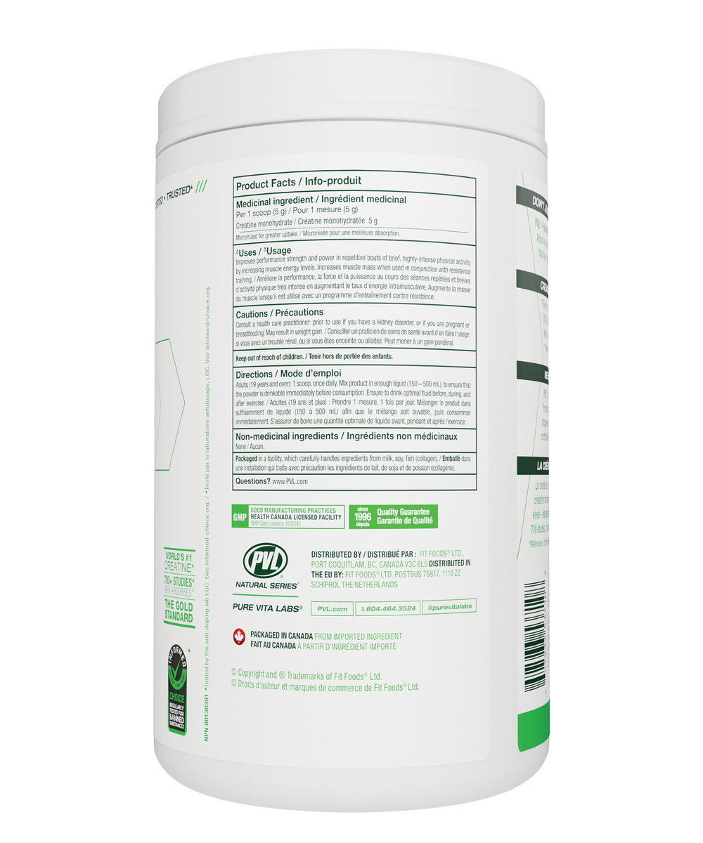 PVL 100% Pure Creatine — 1000g