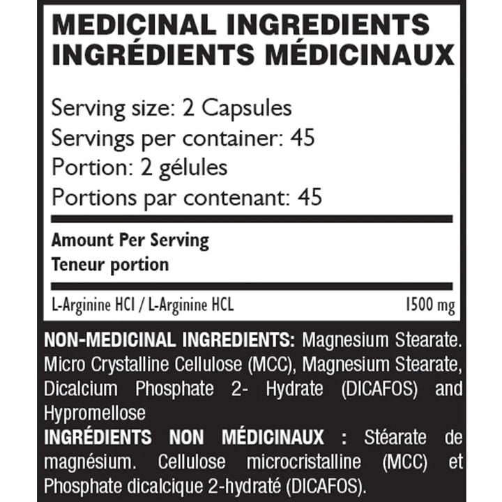 L-Arginine 1500mg - PAKd