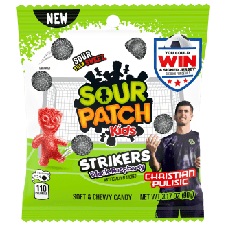 Sour Patch Kids Strikers Black Raspberry Soft & Chewy Candy