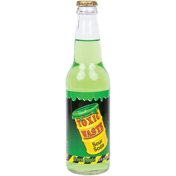 Toxic Waste Green Apple Soda