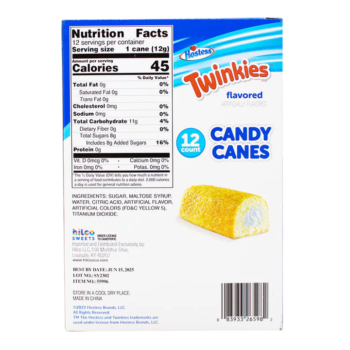 Twinkies Candy Canes